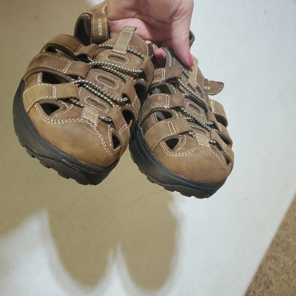 Skechers Shape-ups Water Adjustable Sz. 8 Fishermen‎ Sandals - Picture 5 of 7